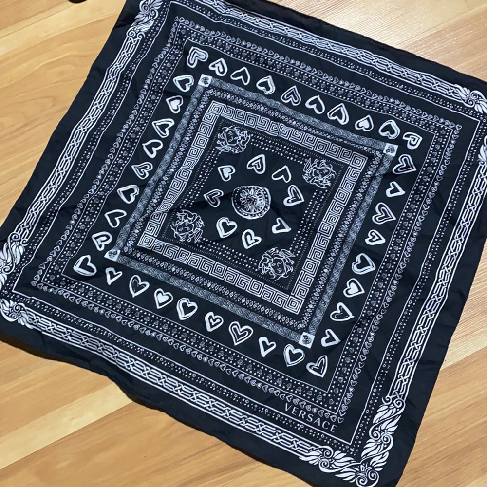 Versace Dark Blue handkerchief